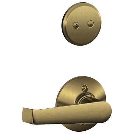 Schlage Elan One-Sided Dummy Interior Pack - Exterior Handleset Sold Separately Antique Brass