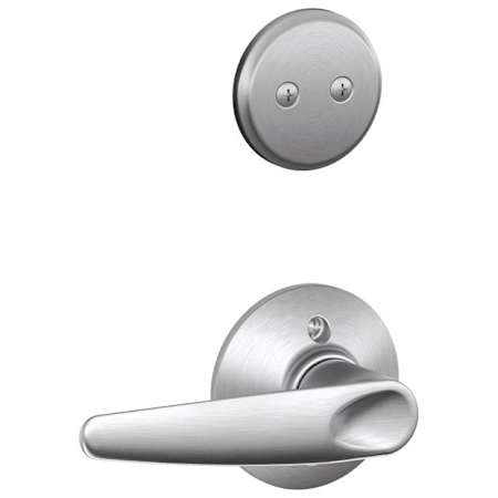 Schlage Jazz One-Sided Dummy Interior Pack - Exterior Handleset Sold Separately Satin Chrome