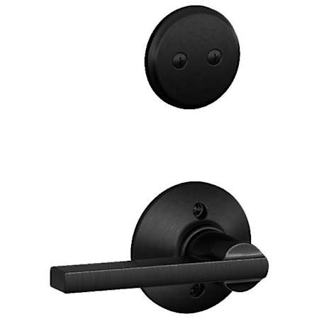 Schlage Latitude One-Sided Dummy Interior Pack - Exterior Handleset Sold Separately Matte Black