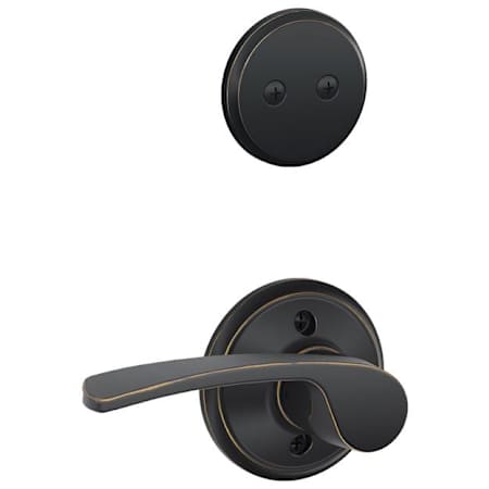 Schlage Merano Right Handed One-Sided Dummy Interior Pack - Exterior Handleset Sold Separately Aged Bronze