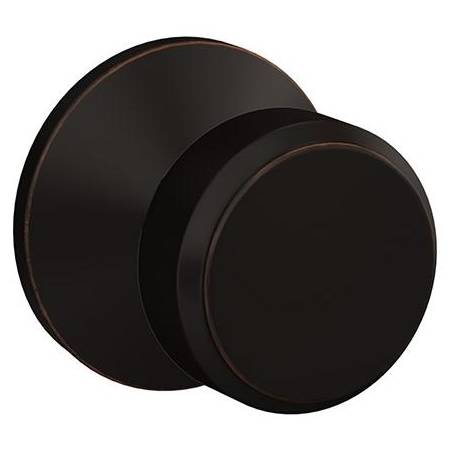 Schlage Custom Bowery Passage & Privacy Door Knob Set with Kinsler Trim Aged Bronze