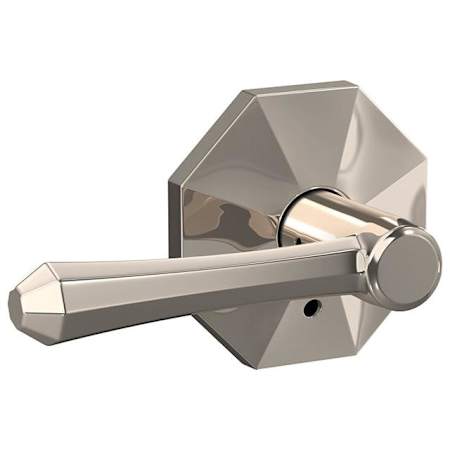 Schlage Custom Dempsey Passage & Privacy Door Lever Set with Rosewood Trim Polished Nickel