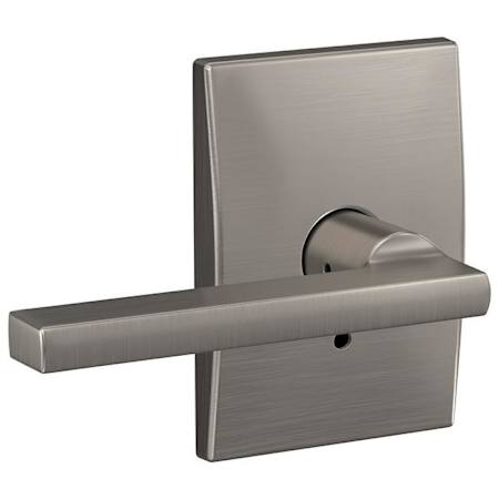 Schlage Custom Latitude Passage & Privacy Door Lever Set with Century Trim Satin Nickel