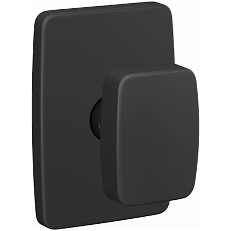 Schlage Custom Nixon Passage or Privacy Door Knob Set with Greene Trim Matte Black