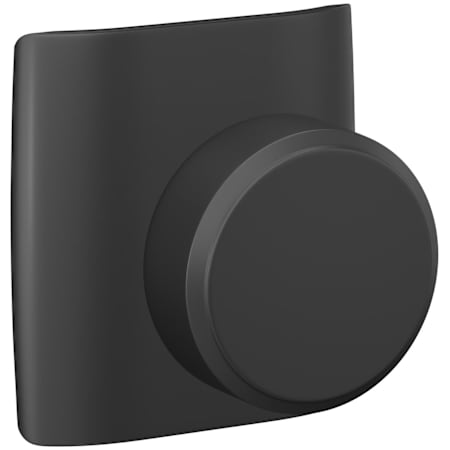 Schlage Custom Swanson Passage or Privacy Door Knob Set with Dalton Trim Matte Black