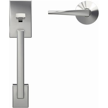 Schlage-FC285-CEN-ELR-KIN-Bright Chrome Head On View