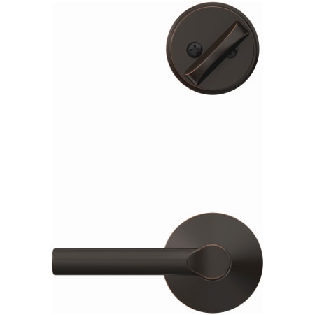 Schlage-FC59-BRW-KIN-Aged Bronze Head On View
