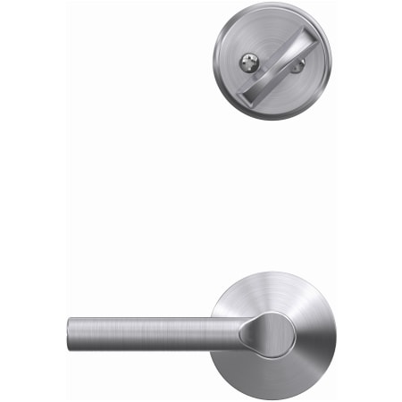 Schlage-FC59-BRW-KIN-Satin Chrome Head On View