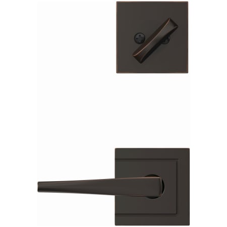 Schlage-FC59-ELR-ULD-Aged Bronze Head On View