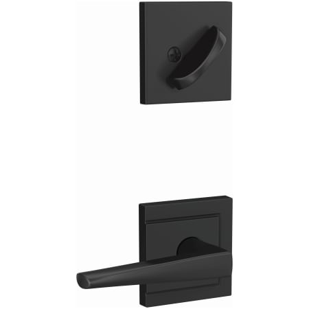 Schlage-FC59-ELR-ULD-Matte Black Angled Left View