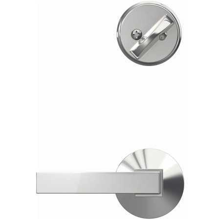 Schlage-FC59-NBK-KIN-Bright Chrome Head On View