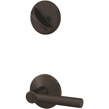 Schlage Custom Broadway Single Cylinder Sectional Interior Pack with Kinsler Rose - Exterior Handleset Sold Separately Aged Bronze