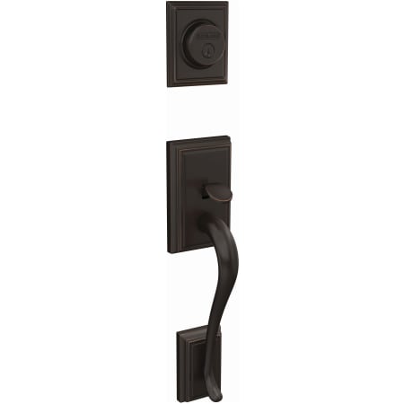 Schlage-FC92-ADD-Aged Bronze Angled Left View