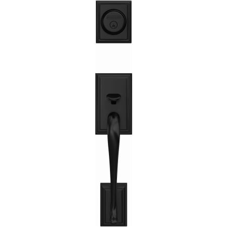 Schlage-FC92-ADD-Matte Black Head On View