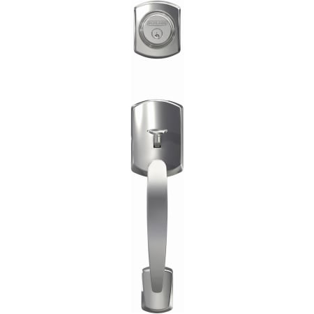 Schlage-FC92-GRW-Bright Chrome Head On View