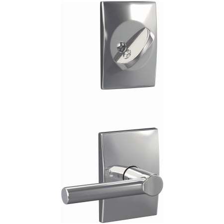 Schlage-FC94-BRW-CEN-Bright Chrome Angled Left View