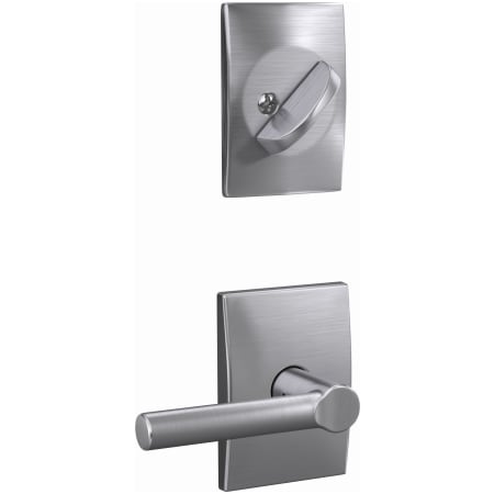 Schlage-FC94-BRW-CEN-Satin Chrome Angled Left View