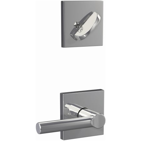 Schlage-FC94-BRW-COL-Bright Chrome Angled Left View