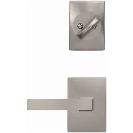 Schlage-FC94-NBK-CEN-Satin Nickel Head On View