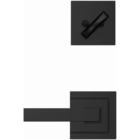 Schlage-FC94-NBK-ULD-Matte Black Head On View