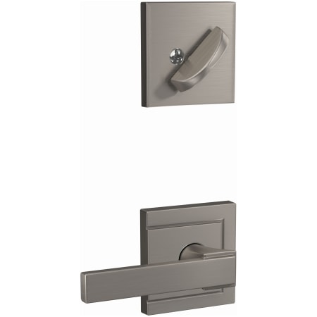 Schlage-FC94-NBK-ULD-Satin Nickel Angled Left View