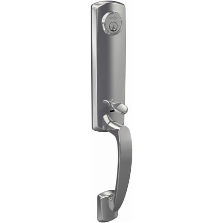 Schlage-FCT58-GRW-Bright Chrome Angled Left View