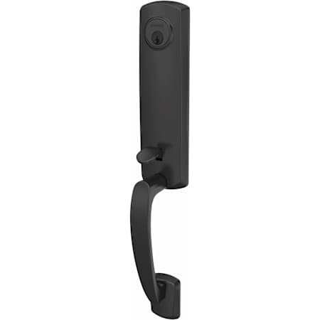 Schlage Custom Greenwich Single Cylinder Keyed Entry One Piece Handleset - Exterior Only Matte Black
