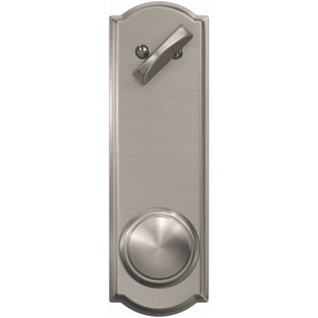 Schlage-FCT59-AND-CAM-Satin Nickel Head On View