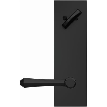 Schlage-FCT59-DMP-CEN-Matte Black Head On View