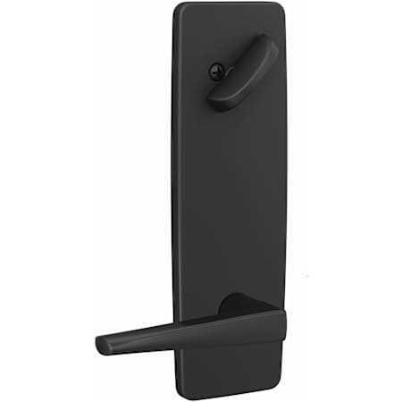 Schlage Custom Single Cylinder Keyed Entry Interior Only Pack with Eller Lever and Greene Trim Matte Black