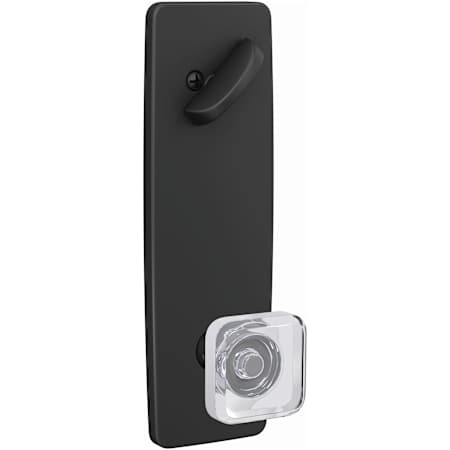 Schlage Custom Single Cylinder Keyed Entry Interior Only Pack with Kyle Lever and Greene Trim Matte Black