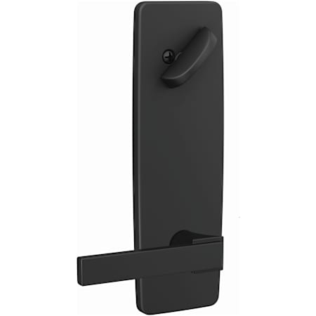 Schlage Custom Single Cylinder Keyed Entry Interior Only Pack with Northbrook Lever and Greene Trim Matte Black