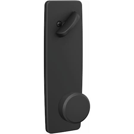 Schlage Custom Single Cylinder Keyed Entry Interior Only Pack with Swanson Lever and Greene Trim Matte Black