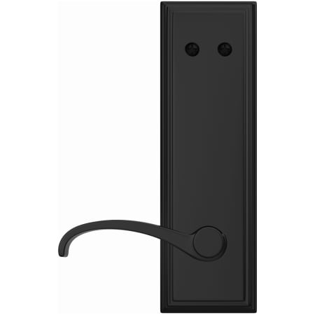 Schlage-FCT94-WIT-ADD-Matte Black Head On View