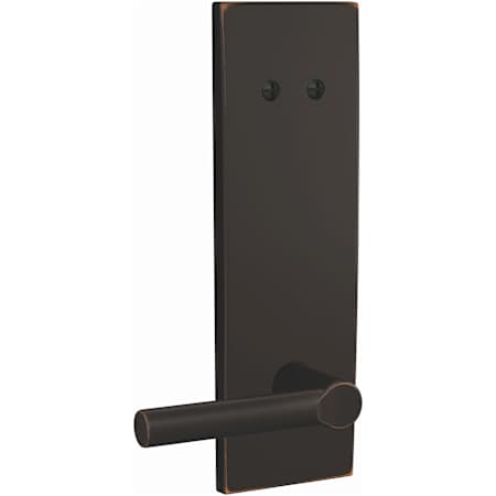 Schlage Custom Broadway One-Sided 3/4 Trim Dummy Interior Pack with Century Trim - Exterior Handleset Sold Separately Aged Bronze