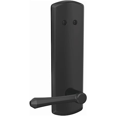 Schlage Custom Dempsey One-Sided 3/4 Trim Dummy Interior Pack with Greenwich Trim - Exterior Handleset Sold Separately Matte Black