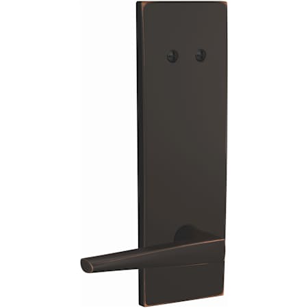 Schlage Custom Eller One-Sided 3/4 Trim Dummy Interior Pack with Century Trim - Exterior Handleset Sold Separately Aged Bronze