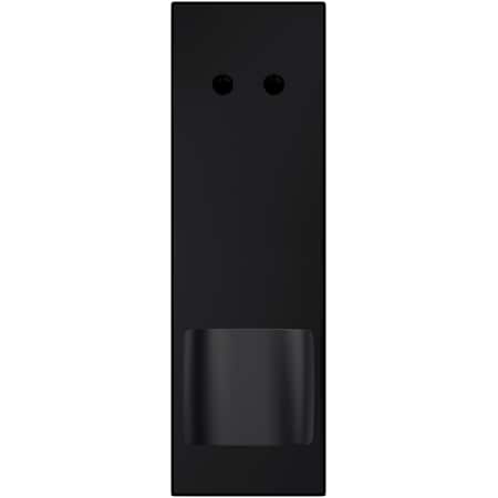 Schlage Custom Ganton One-Sided Dummy Interior Pack with Century Trim - Exterior Handleset Sold Separately Matte Black