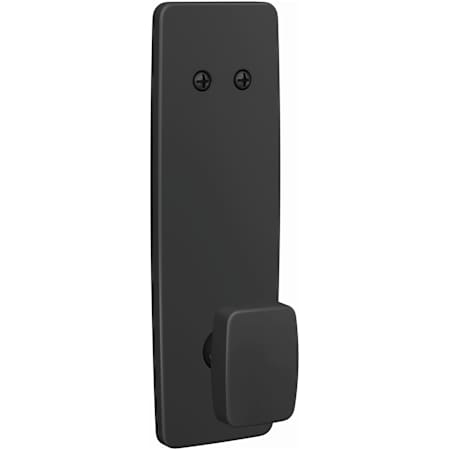 Schlage Custom Interior Only Non-Turning One-Sided Dummy with Nixon Lever and Greene Trim Matte Black