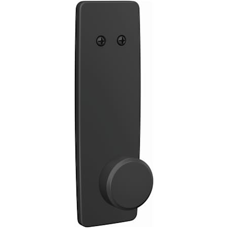 Schlage Custom Interior Only Non-Turning One-Sided Dummy with Swanson Lever and Greene Trim Matte Black