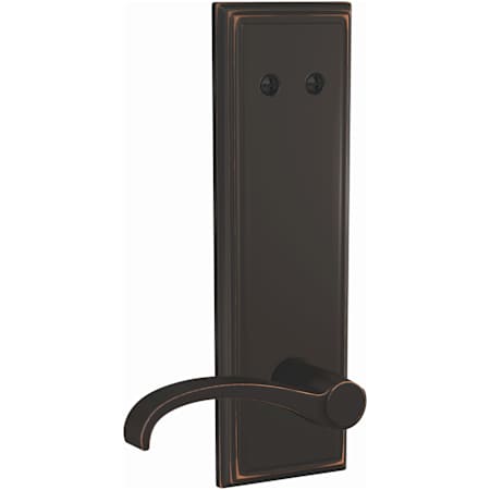 Schlage Custom Whitney One-Sided 3/4 Trim Dummy Interior Pack with Addison Trim - Exterior Handleset Sold Separately Aged Bronze