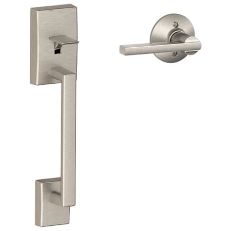 Schlage Century Lower Handle Set for Schlage Deadbolts with Latitude Interior Lever Satin Nickel