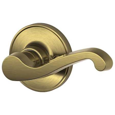 Schlage LaSalle Non-Turning One-Sided Dummy Right Handed Lever from the J-Series (Formerly Dexter) Antique Brass