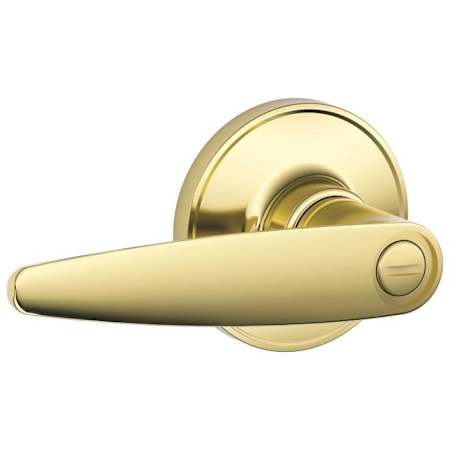Schlage Dover Privacy Door Lever Set Polished Brass
