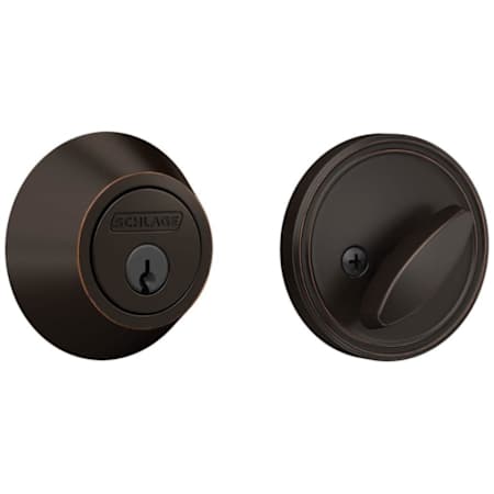 Schlage Single Cylinder Deadbolt (Formerly Dexter) Aged Bronze
