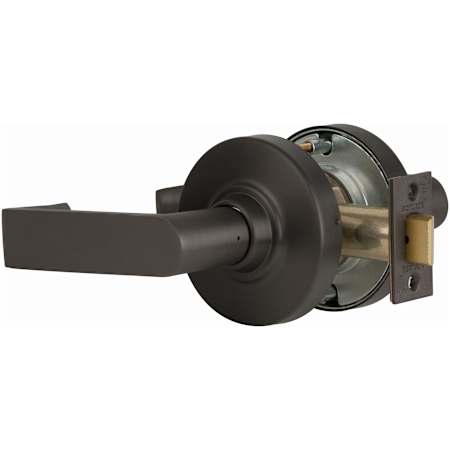 Schlage Rhodes Heavy Duty Passage Door Lever Set Oil Rubbed Bronze