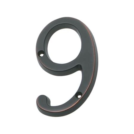 Schlage Classic House Number 9 Aged Bronze