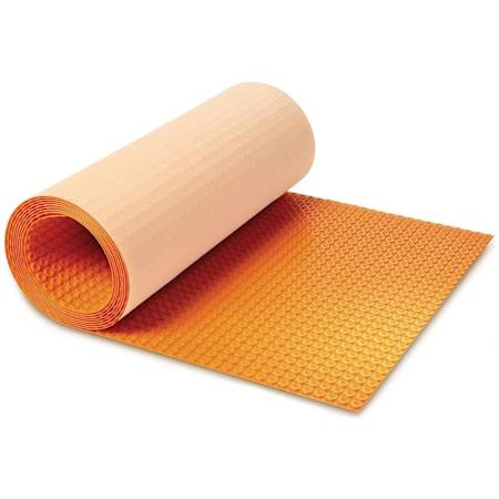 Schluter Systems Ditra-Heat - 134.5 Sq. Ft. - Floor Warming Uncoupling Membrane Roll Orange