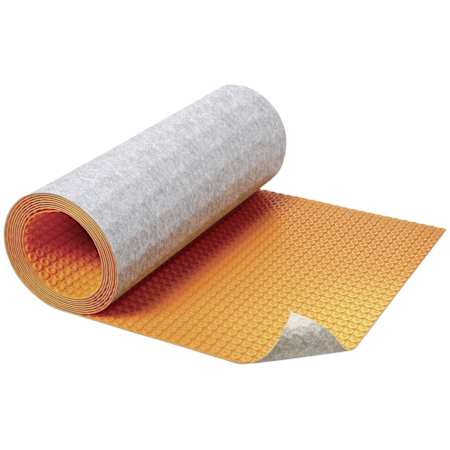 Schluter Systems Ditra-Heat-Duo 108 Sq.Ft. Uncoupling and Waterproofing Membrane - Sold by Roll Orange