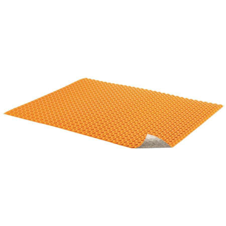 Schluter Systems Ditra-Heat-Duo 8.4 Sq.Ft. Uncoupling and Waterproofing Membrane - Sold by Sheet Orange